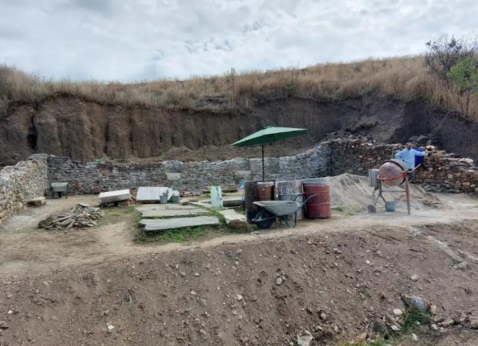 Прва конзервација на агората во античкиот локалитет „Стибера“ кај Прилеп