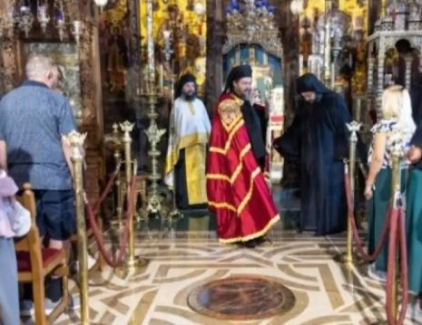 Епископ Липљански г. Доситеј во посета на Бигорски манастир