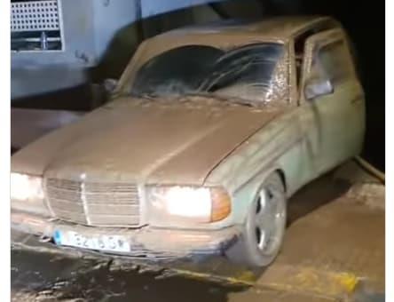Стартувал Мерцедес во поплавена гаража: Ќе го преживее и крајот на светот (ВИДЕО)