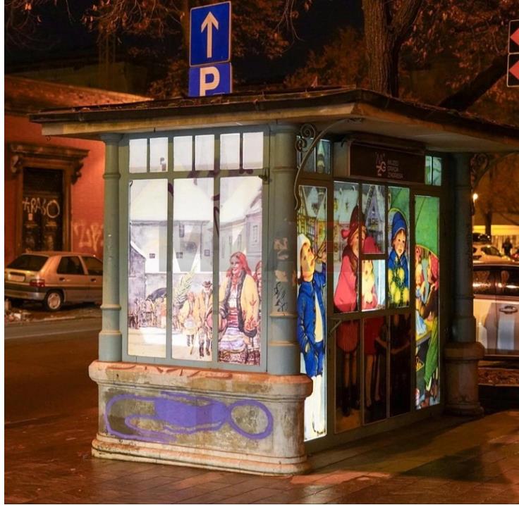 „Култен“ стогодишен киоск во Загреб доби нов Божиќен изглед