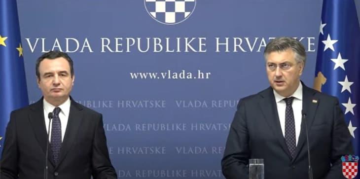 Курти од Загреб ги поддржа протестите на српските студенти