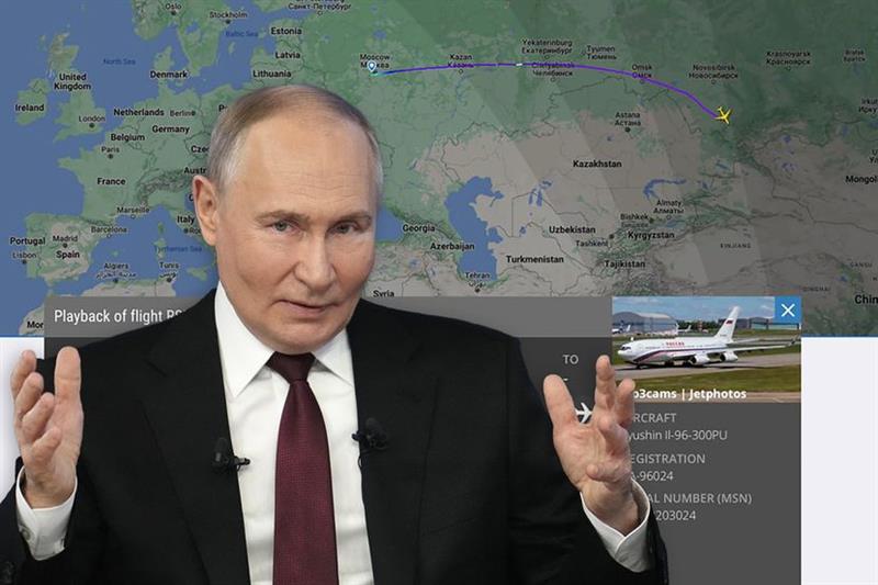 Авионот на Путин исчезнал од радарот, пред разговорот со Трамп избегал на таен одмор (ФОТО)