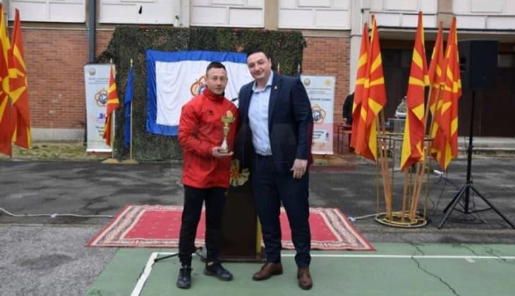 Велешкиот кајакар и македонски репрезентативец Љубомир Спасиќ спортист на Армијата за 2024 год.