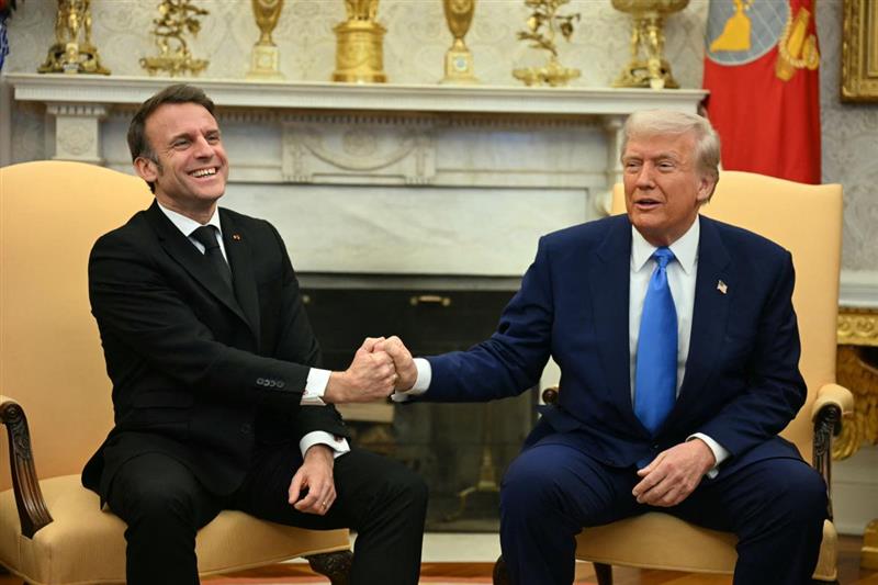 Макрон: Се надевам дека го убедив Трамп да не започнува трговска војна со ЕУ, туку со Кина
