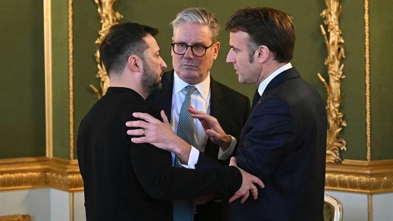 Макрон, Зеленски и Стармер заедно ќе отпатуваат за Вашингтон