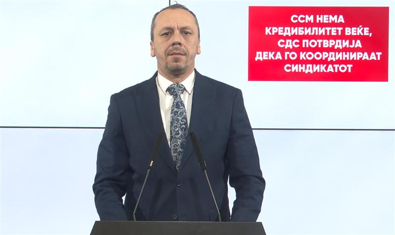 Петрушевски: ССМ нема кредибилитет веќе, СДС потврдија дека го координираат синдикатот