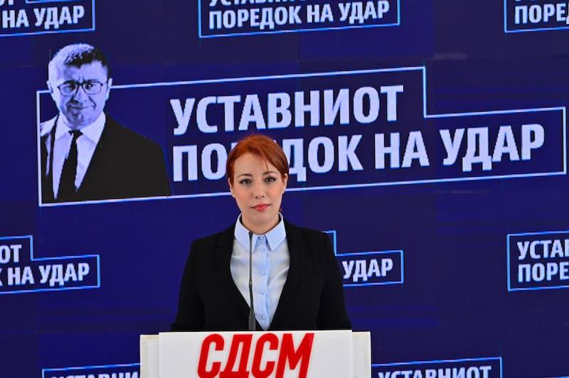 Чупеска: Уставниот поредок на удар, неместо реформи власта прави упад во правосудството