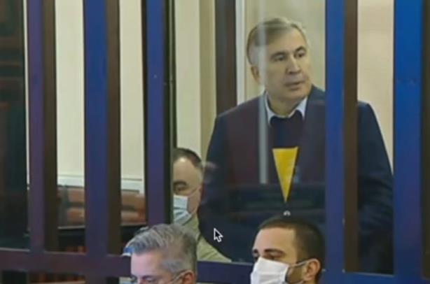 Поранешниот грузиски претседател Саакашвили осуден на девет години затвор поради проневера