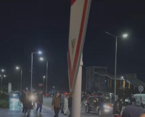 Видео: Дрифт настан пред „Борис Трајковски“, реагирала екипа на МВР