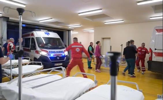 Подобрена состојбата на еден пациент повреден во пожарот во Кочани примен на ВМА во Белград