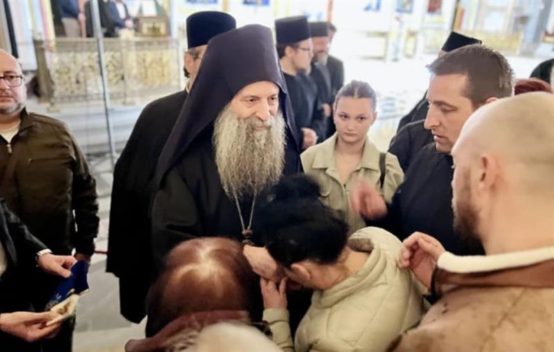 Српскиот патријарх одржа молитва за жртвите во Кочани