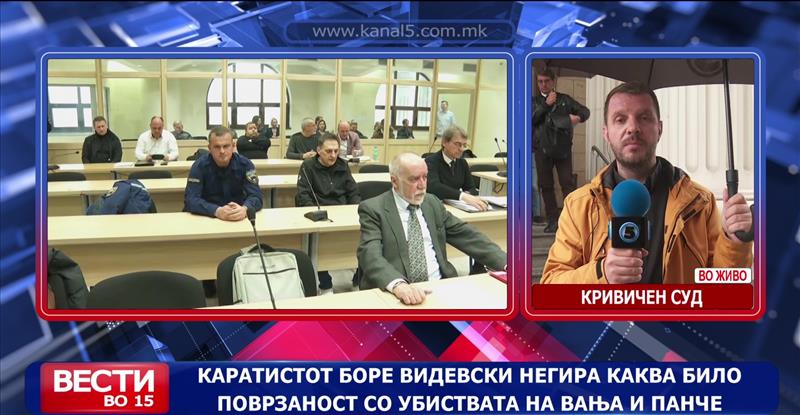 Каратистот Боре Видевски негира каква било поврзаност со убиствата на Вања и Панче