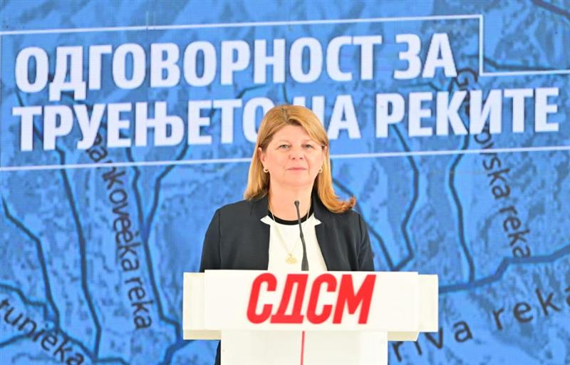 Каја Шукова: СДСМ бара кривична одговорност за еколошоката катастрофа на Крива Река