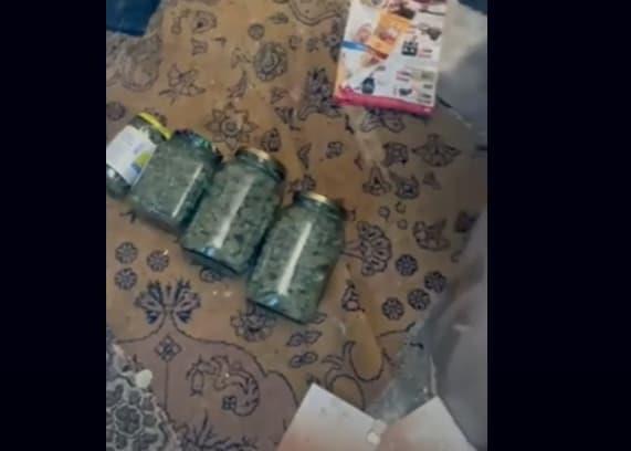 Претрес во Скопје, пронајдена е марихуана (ВИДЕО)