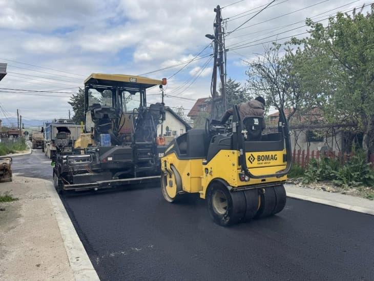 Крајна фаза од реконструкцијата на улицата „Радушка“ во Ѓорче Петров