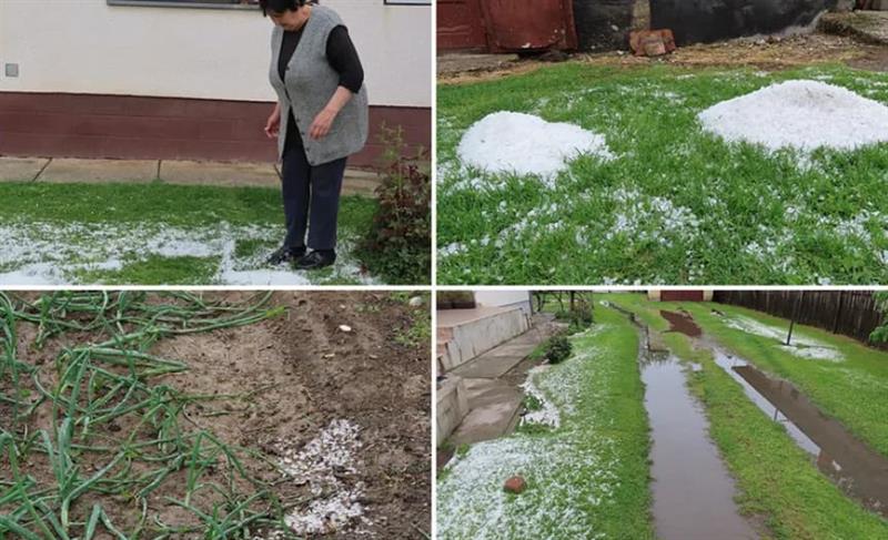 Силно невреме со дожд и град зафати голем дел од Србија (ФОТО)