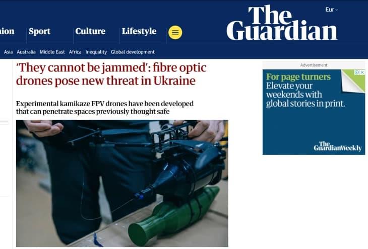 Гардијан: Оптичките дронови го менуваат текот на војната во Украина