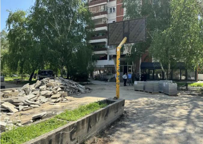 Се гради нов сквер во општина Аеродром