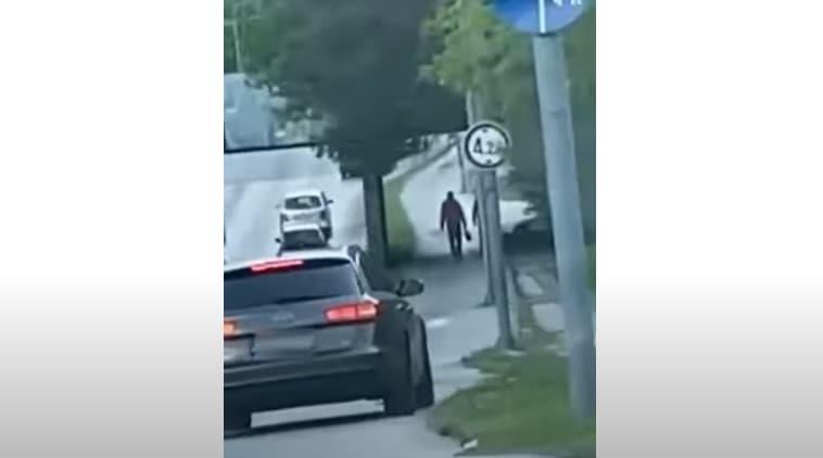 Доби казна возачот кој џип возеше по велосипедска патека во скопски Бутел (ВИДЕО)