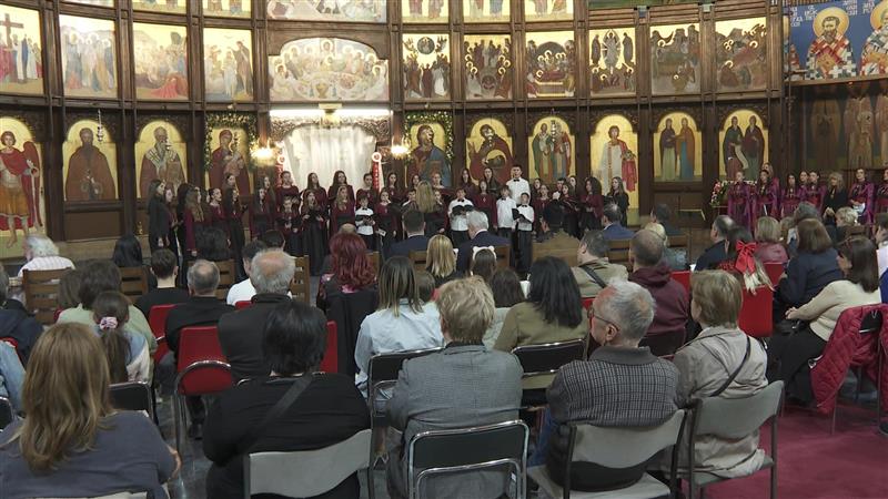 Концерт на хорот „св. Злата Мегленска“ посветен на настраданите музичари во Кочани