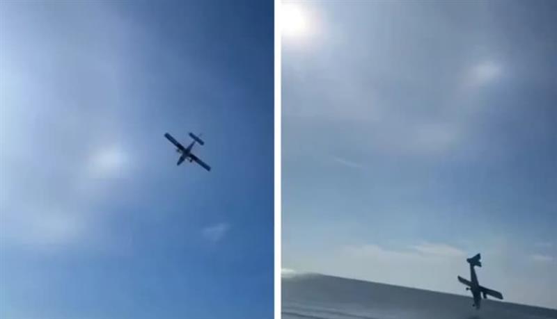 Се појавија снимки од моментот кога авион падна во море близу аеродром во Тајланд (ВИДЕО)