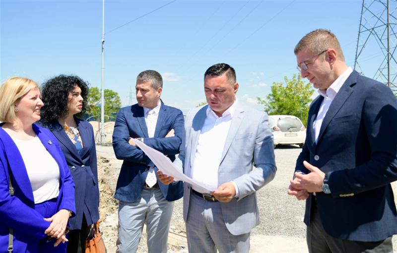 Градоначалникот Митко Јанчев домаќин на премиерот Мицкоски и министерот Перински
