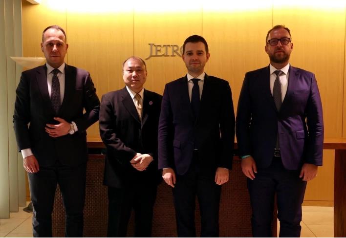 Средба на министерот Муцунски со претседателот на Јапонската надворешна трговска организација