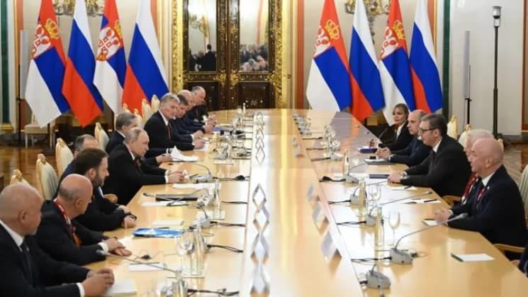 Вучиќ се сретна со Путин: Ценам што дојдовте и покрај притисоците 