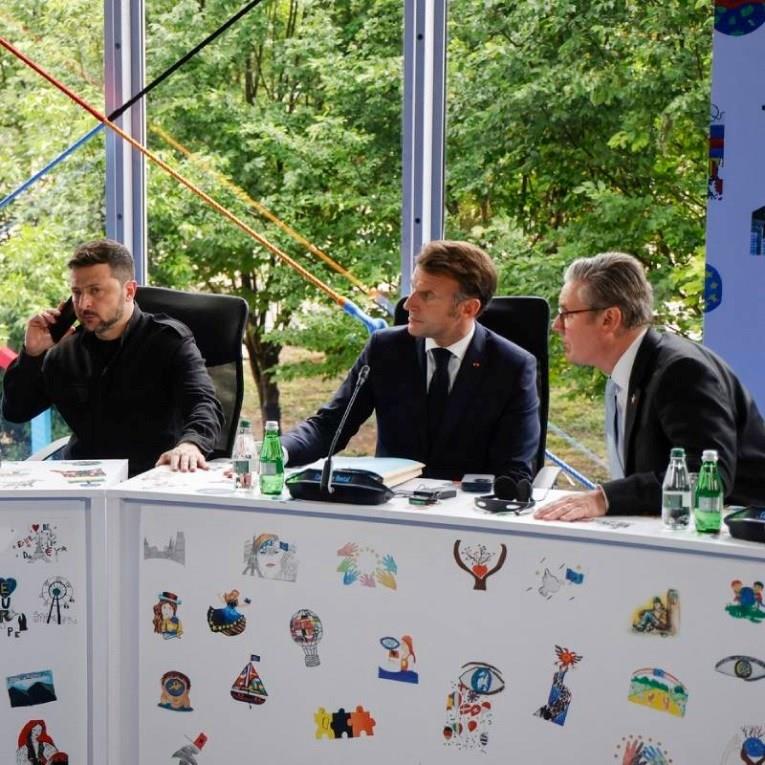 Макрон: Не можеме да молчиме за Газа, Европа мора да биде обединета за мир во Украина