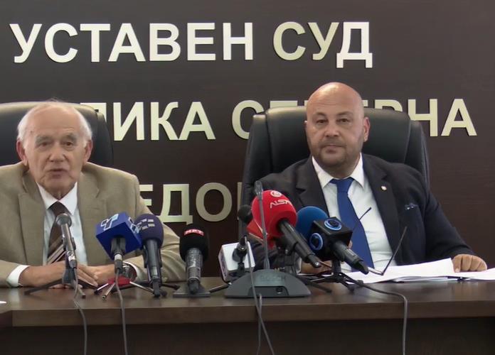 Костадиновски: Уставниот суд со мнозинска одлука на судиите ги укина оспорените одредби