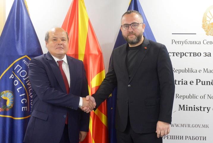 Средба на министерот Тошковски со казакстанскиот амбасадор, Сатибалди Буршаков