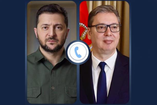Вучиќ телефонски разговараше со Зеленски за билатералната соработка и европскиот пат на Србија 