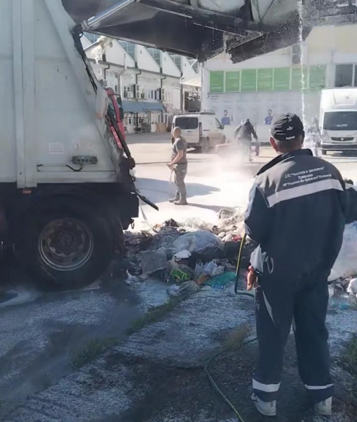 Опожарен камион на „Чистота и зеленило“ Куманово
