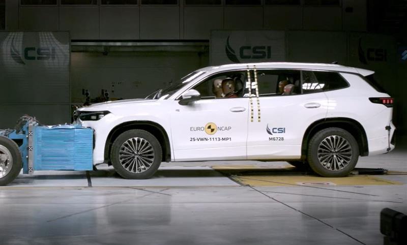 Volkswagen Tayron го положи тестот за безбедност, доби 5 ѕвездички од Euro NCAP (ВИДЕО)