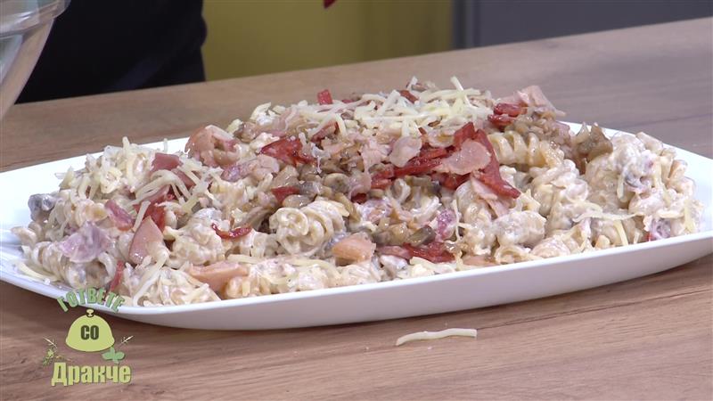 „Гответе со Дракче“ - Макарони карбонара