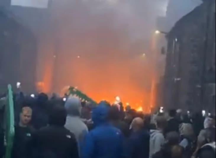 Видео: Втора ноќ немири во Северна Ирска, маскирани лица напаѓаа полицијци и палеа возила
