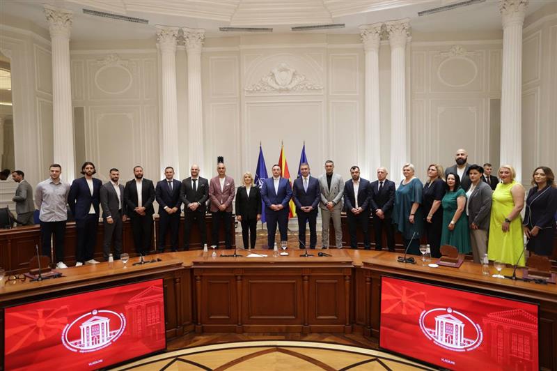 Мицкоски: Доделени национални признанија за врвни достигнувања во спортот