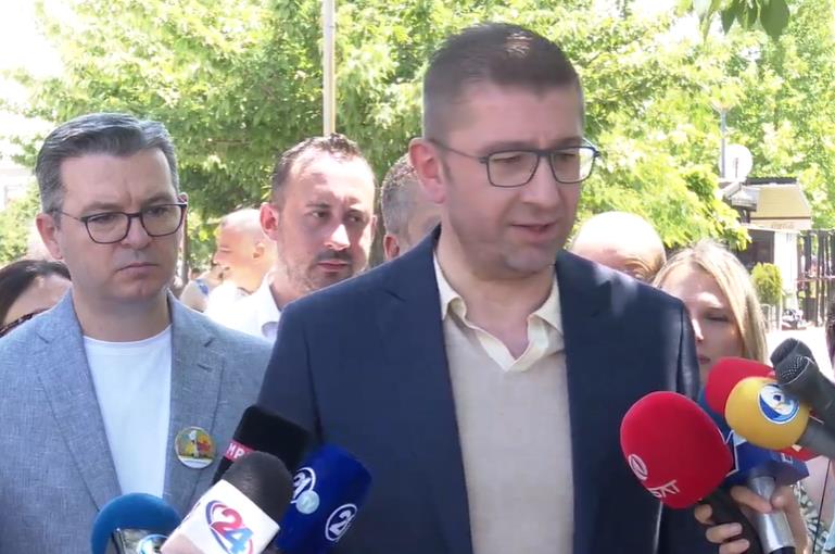 Мицкоски: ВМРО ДПМНЕ ги објави кандидатите за градоначалници за 33 општини