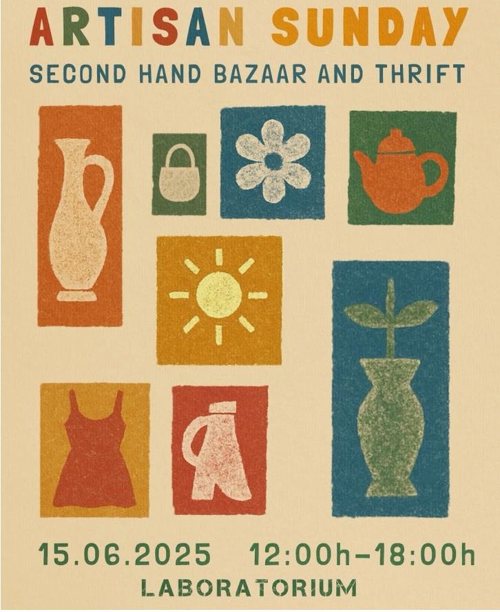 Базар на користена уникатна облека и предмети „Artisan Sunday“ со над 30 изложувачи