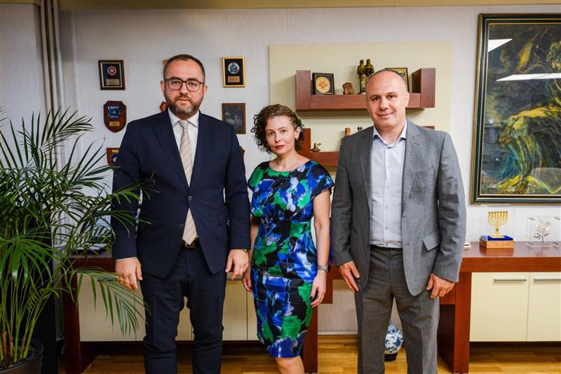 Средба на министерот Тошковски со раководството на Факултетот за безбедност - Скопје