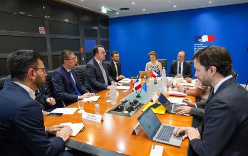 Николоски на средба со 11 најголеми француски компании: Ги имаме најдобрите услови за инвестирање