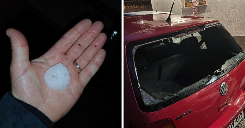 Фото: Невреме проследено со град во Словенија