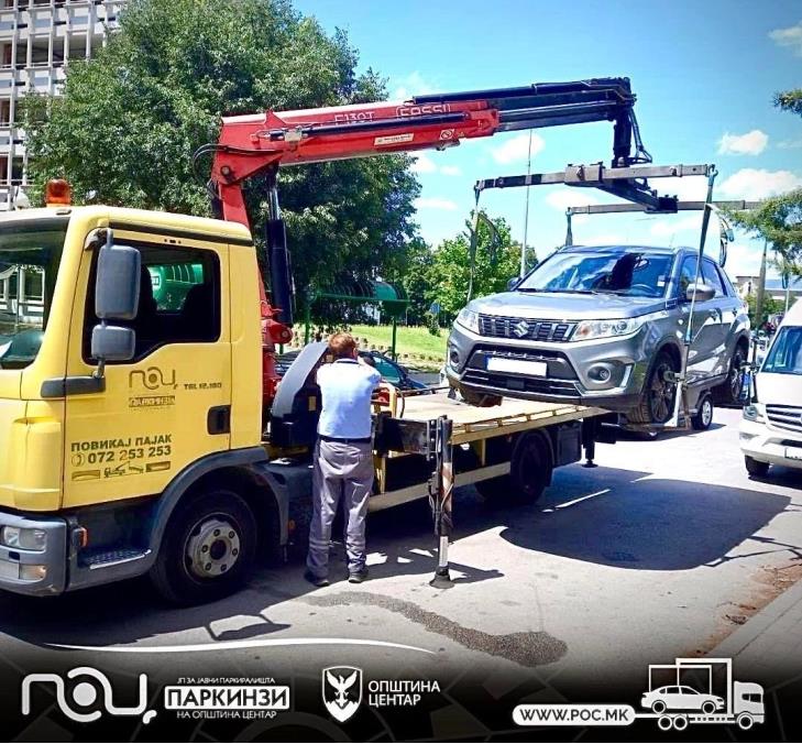 Минатата недела санкционирани 138 непрописно паркирани возила во Општина Центар