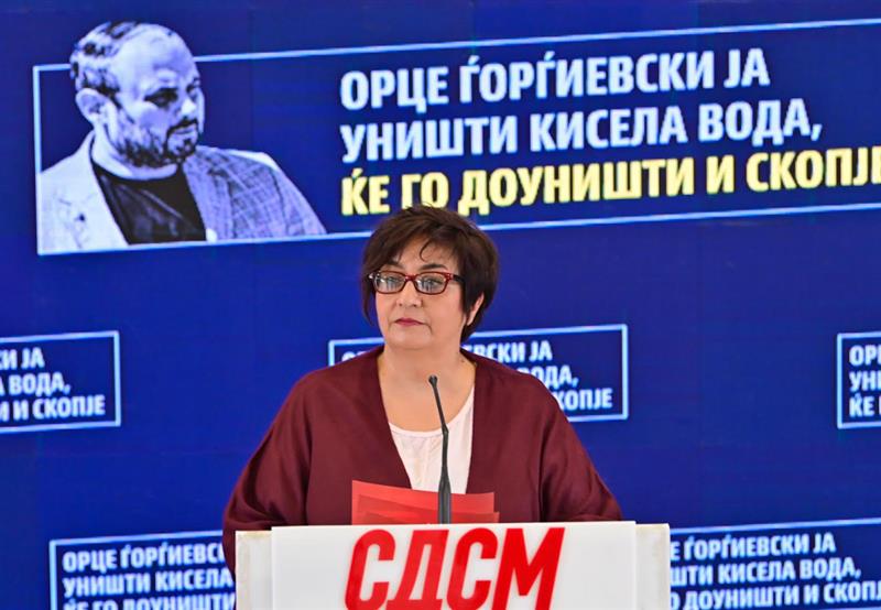 Јанчева: Орце Ѓорѓиевски е градоначалник на партијата, не на граѓаните