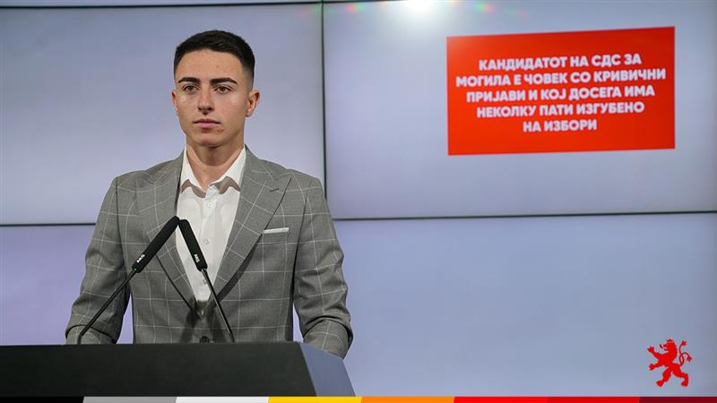 Бендеровски: Кандидатот на СДС за Могила е човек со кривични пријави