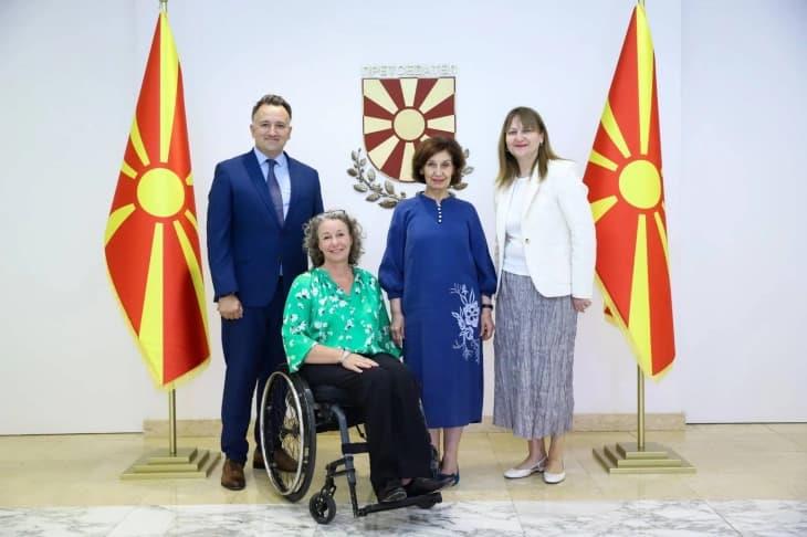 Сиљановска-Давкова ја прими Карол Межеван, директорка на Светска банка за државава и Косово