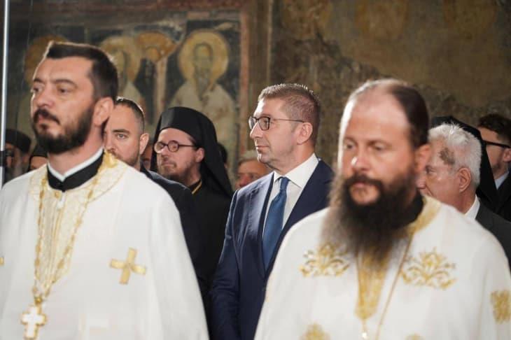 Мицкоски присуствуваше на епископската хиротонија на архимандритот Георгиј