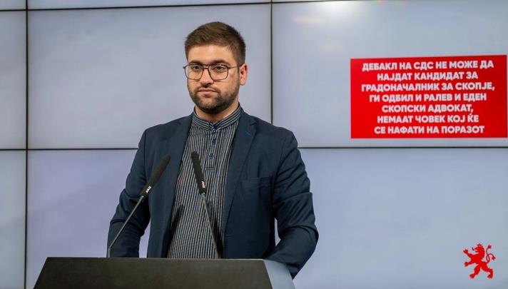 Манасиевски: Дебакл на СДС, не може да најдат кандидат за градоначалник за Скопје