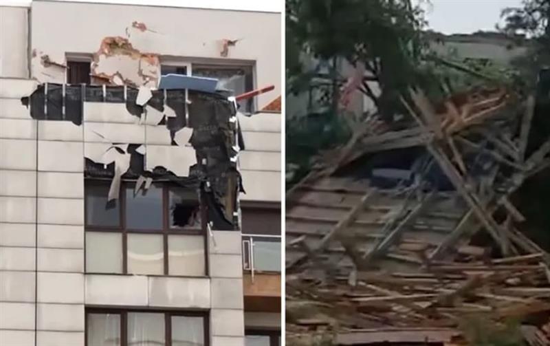 Невидено невреме направи хаос во Букурешт- загина жена врз која паднал покрив (ВИДЕО)