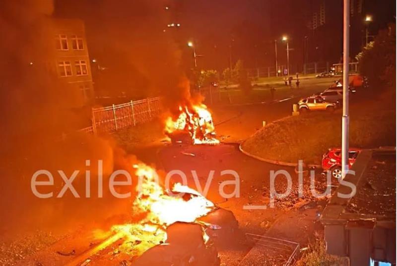 Со дронови е нападнат град во близина на Москва, погодена е станбена зграда (ВИДЕО)
